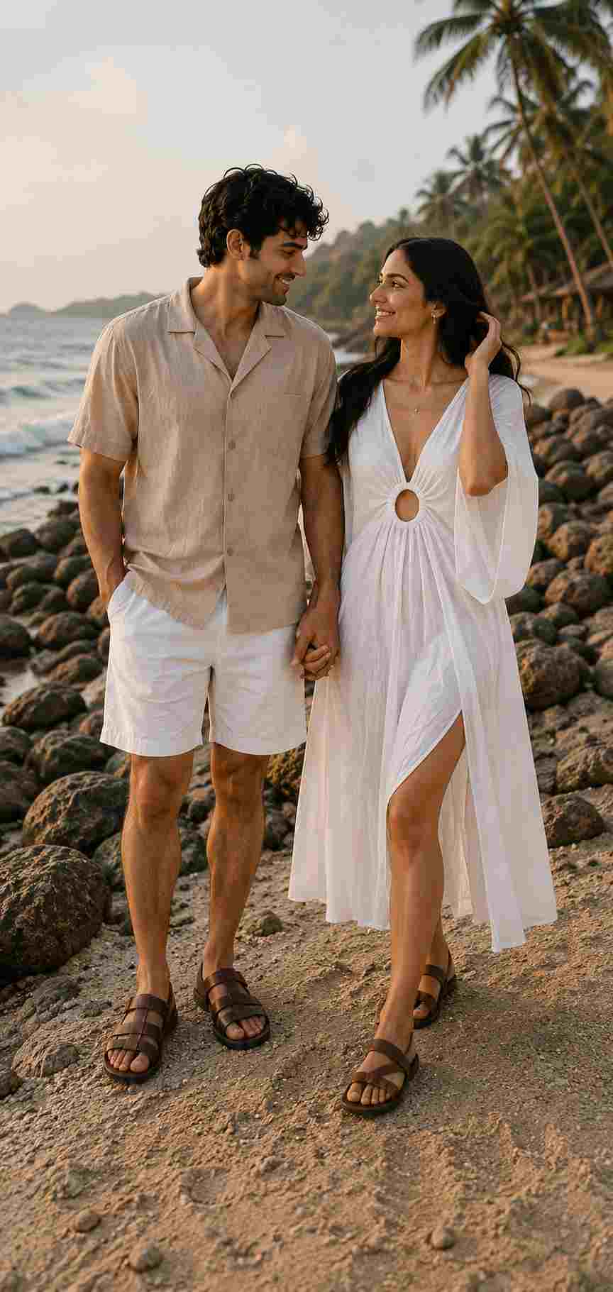 Beach Vacation Couple Look 1
