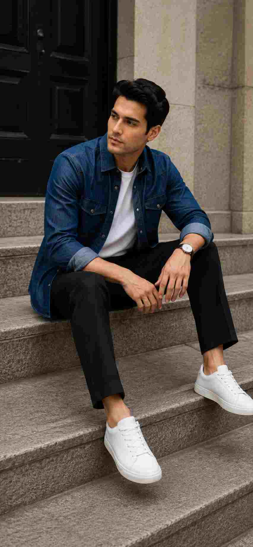 Denim Layers Look 3