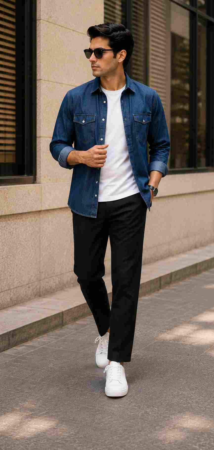 Denim Layers Look 4
