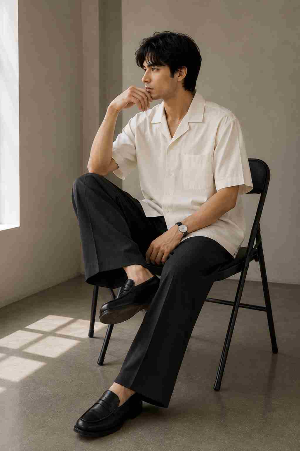 Japanese Minimal Men Look 2