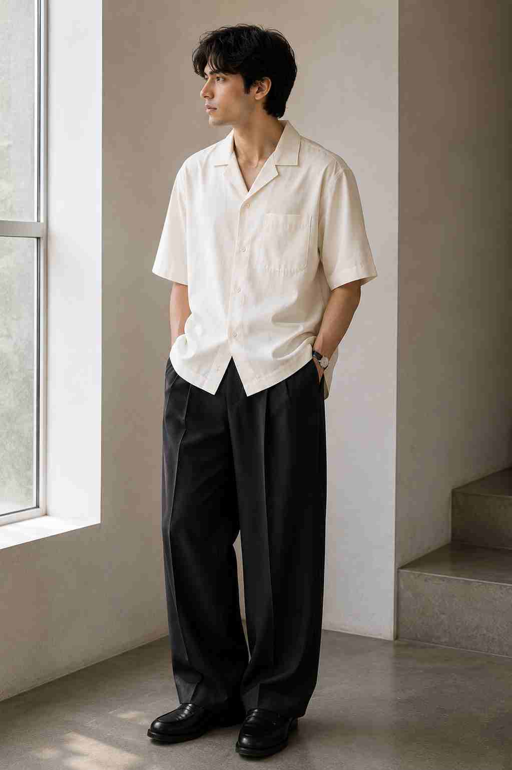 Japanese Minimal Men Look 3