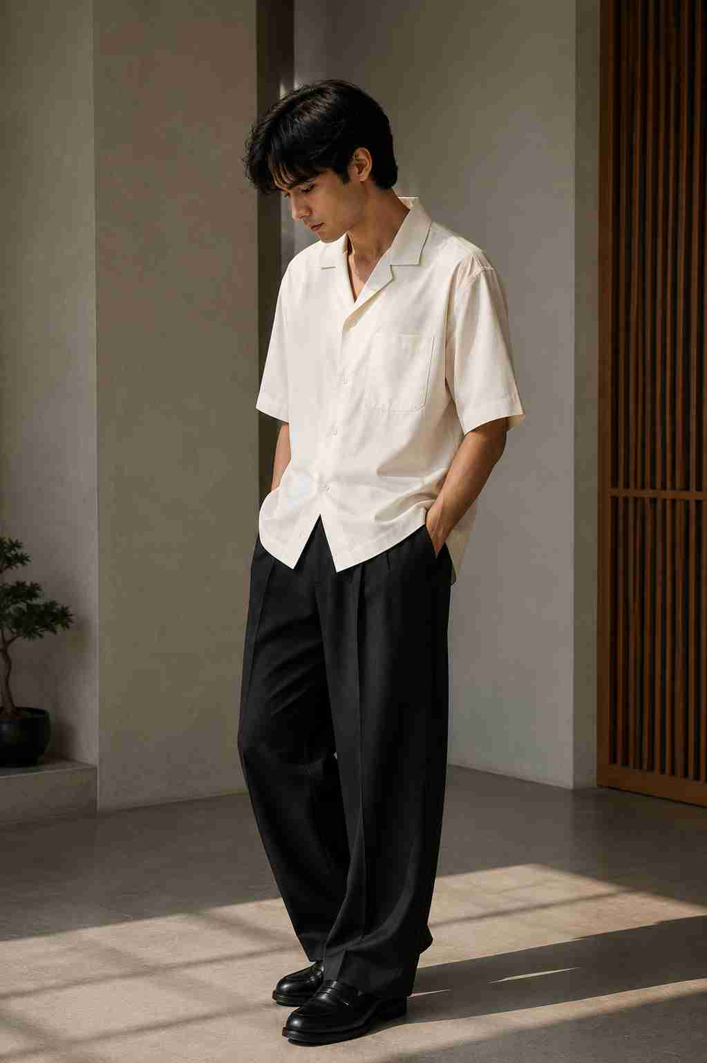 Japanese Minimal Men Look 4