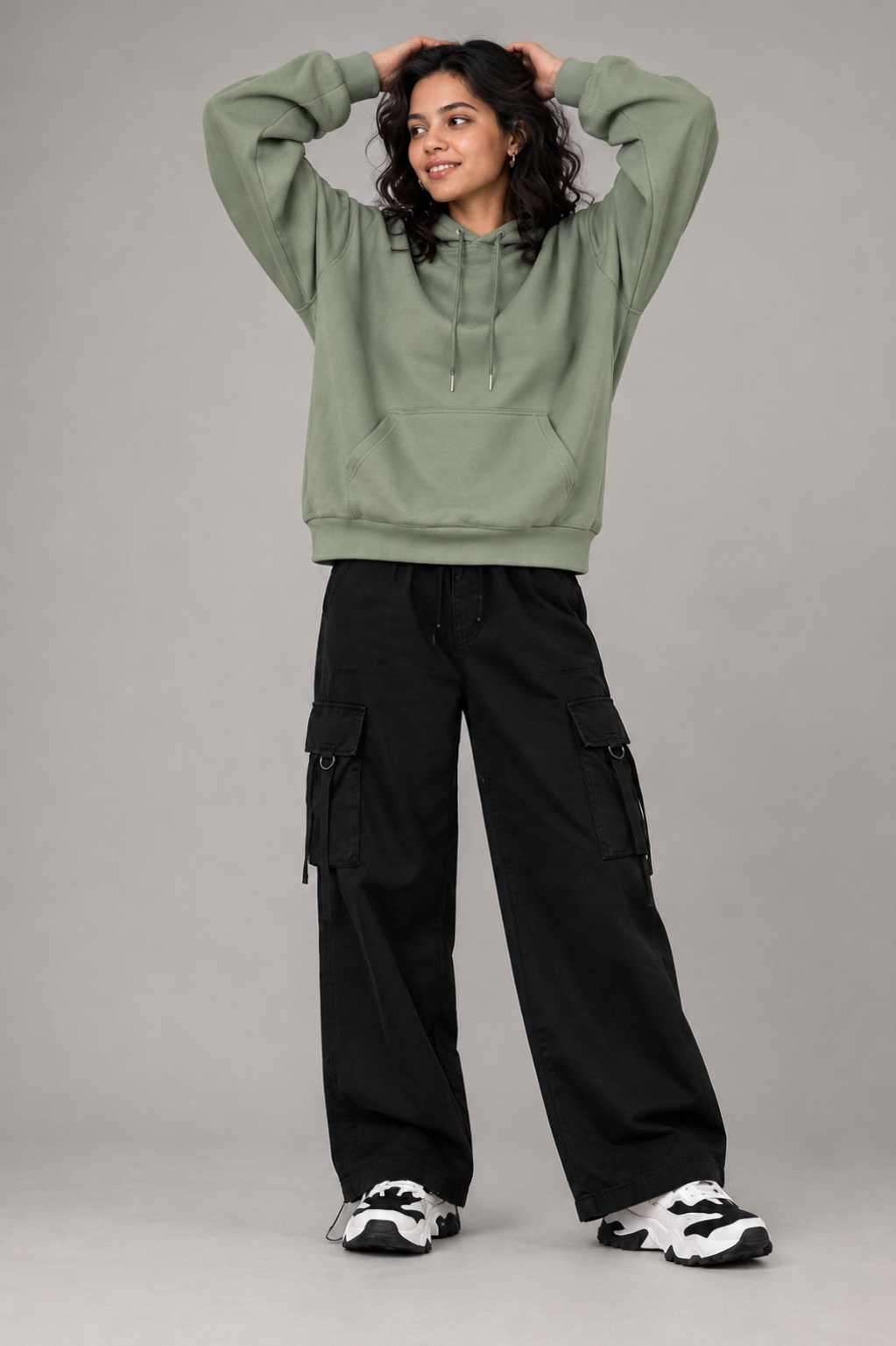 Sage Green Streetwear Look 2