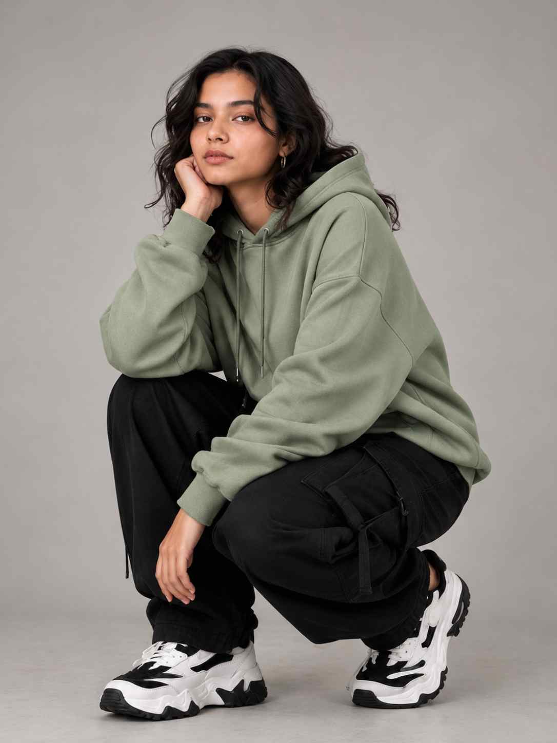 Sage Green Streetwear Look 3