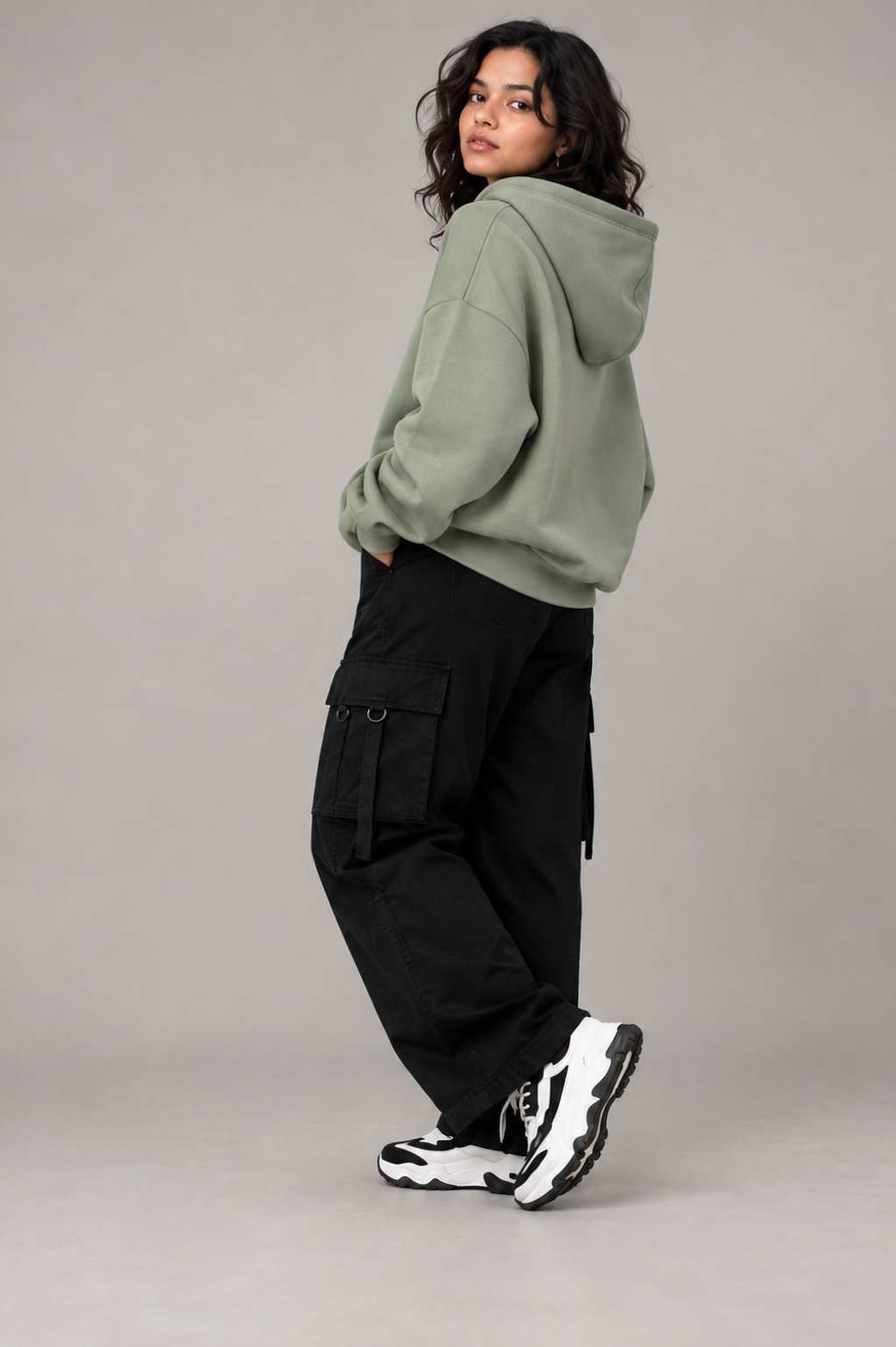Sage Green Streetwear Look 4